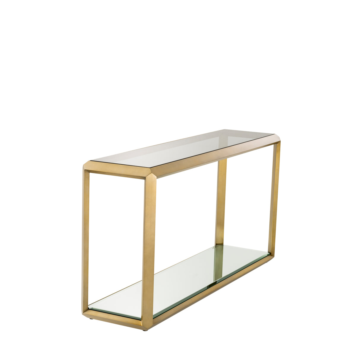 Slim Brass Console Table Callum | Eichholtz Miami