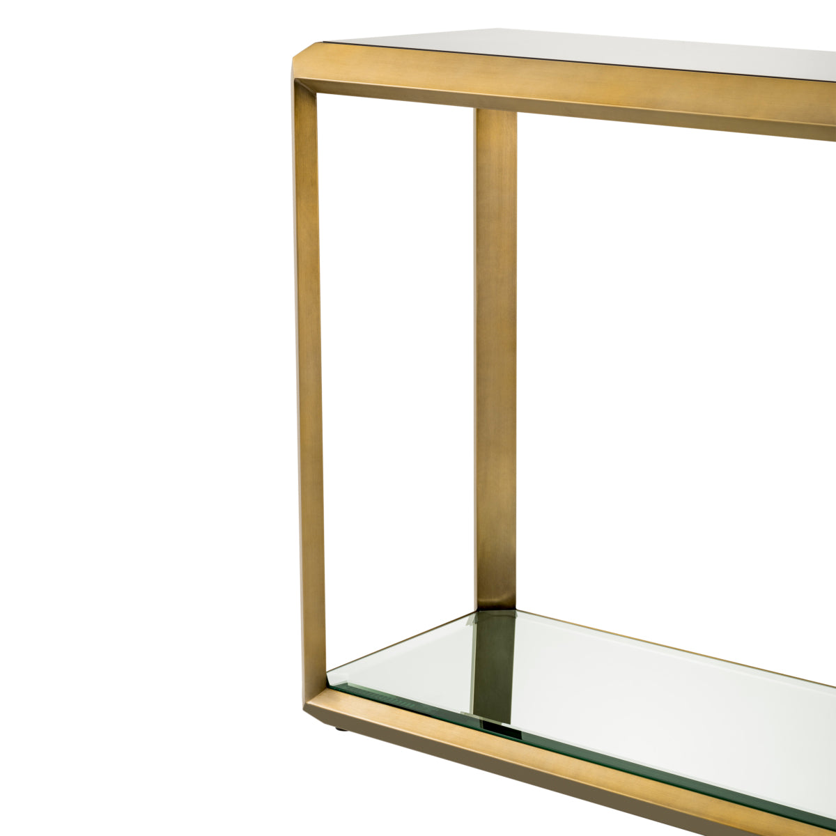 Slim Brass Console Table Callum | Eichholtz Miami