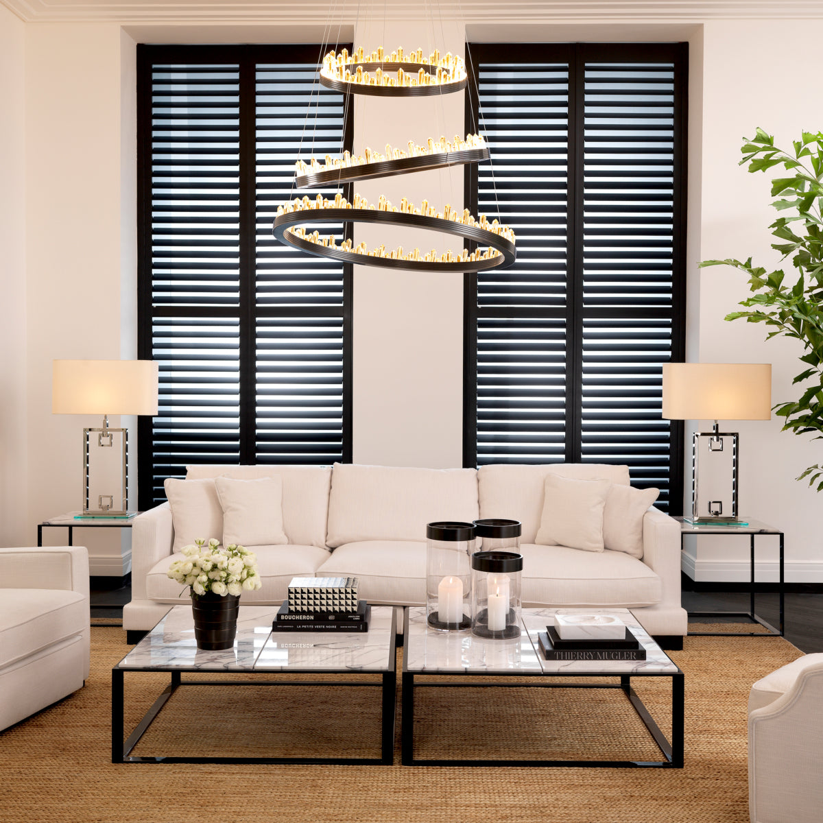 Clear Glass Hurricane S Vertex | Eichholtz Miami