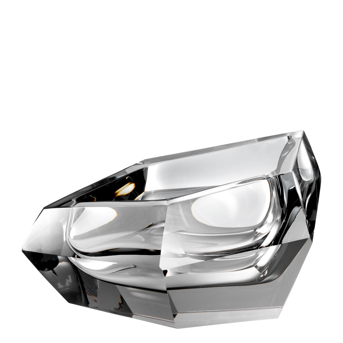 Gray Crystal Bowl Alma | Eichholtz Miami