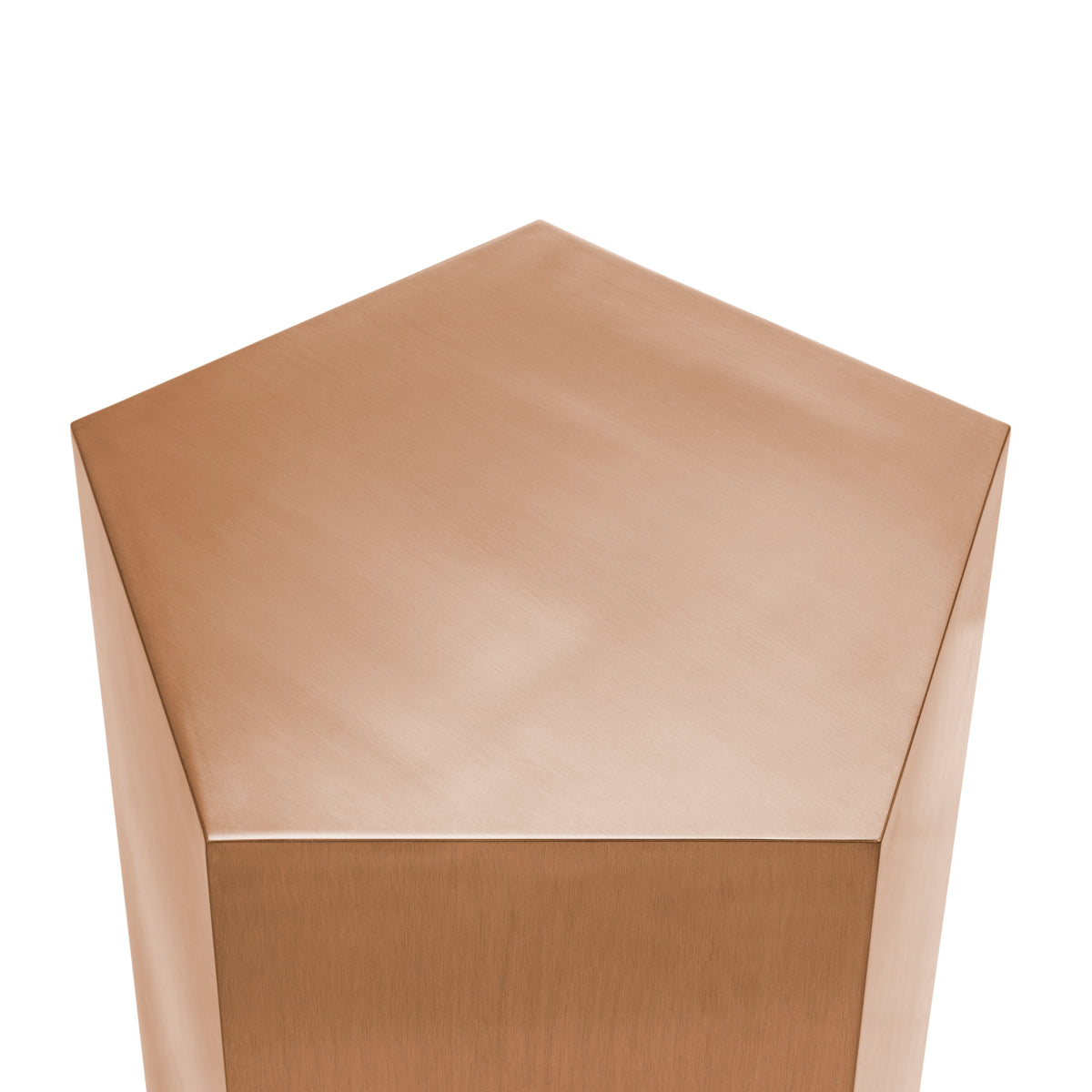 Brushed Copper Pedestal Column Meissner | Eichholtz Miami