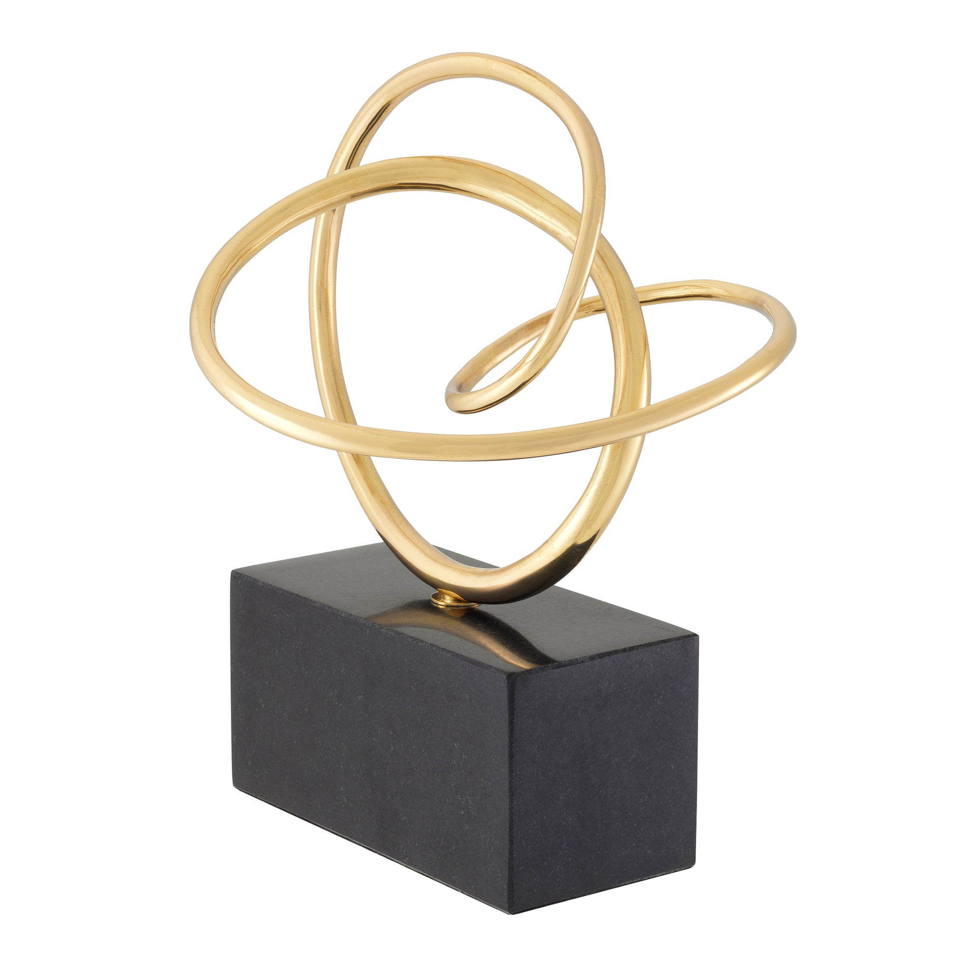 Abstract Polished Brass Object Frank | Eichholtz Miami