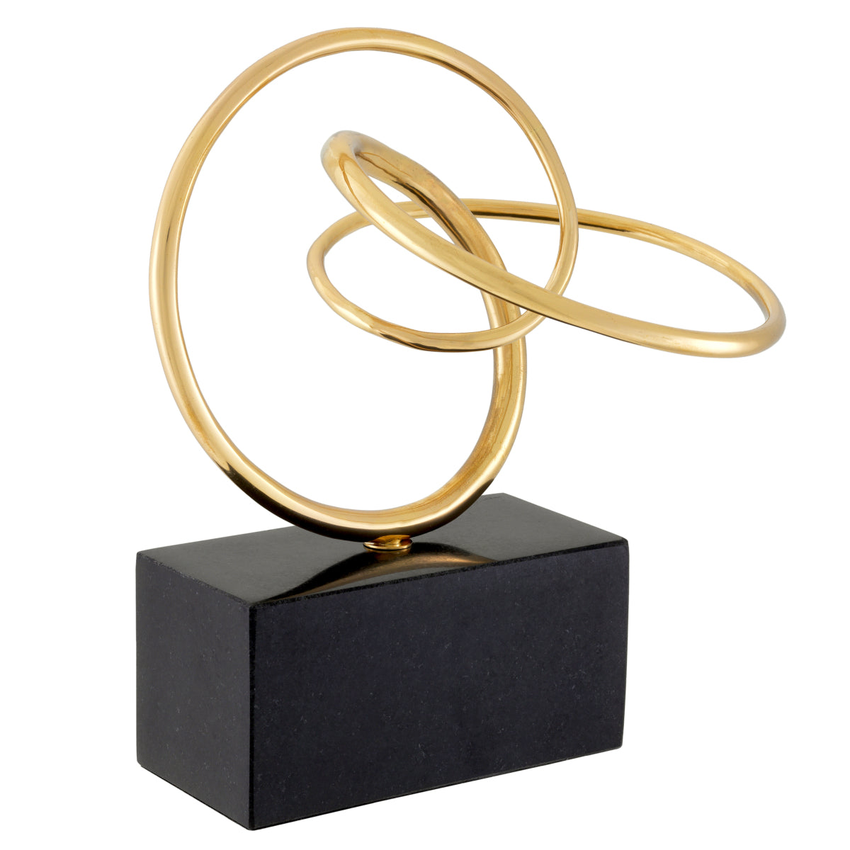 Abstract Polished Brass Object Frank | Eichholtz Miami