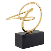 Abstract Polished Brass Object Frank | Eichholtz Miami