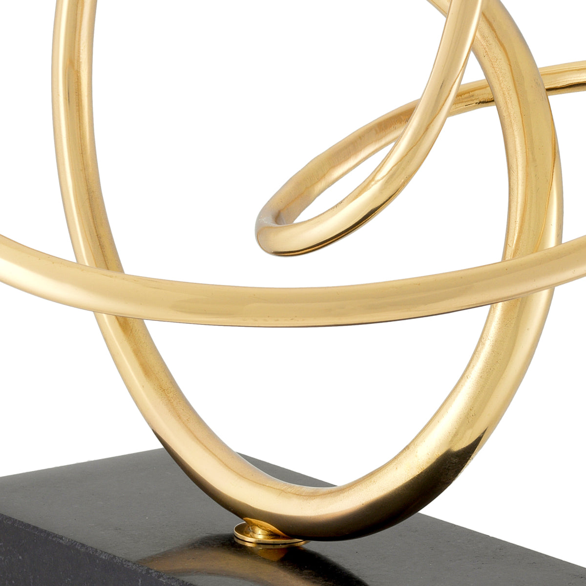 Abstract Polished Brass Object Frank | Eichholtz Miami