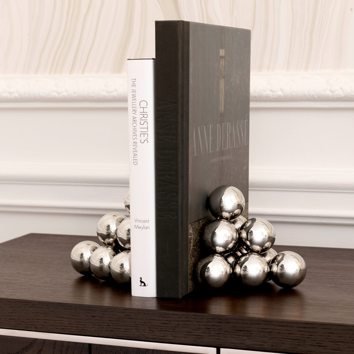 Metallic Orbs Bookend Set (2) Carioca | Eichholtz Miami