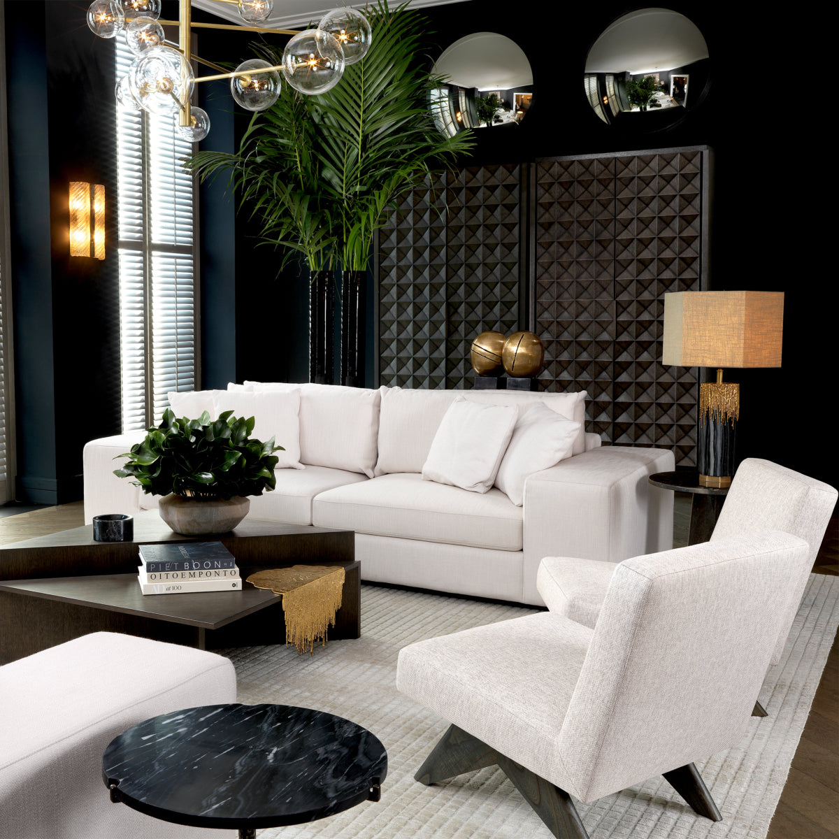 2-Door Meranti Wood Cabinet Jane | Eichholtz Miami