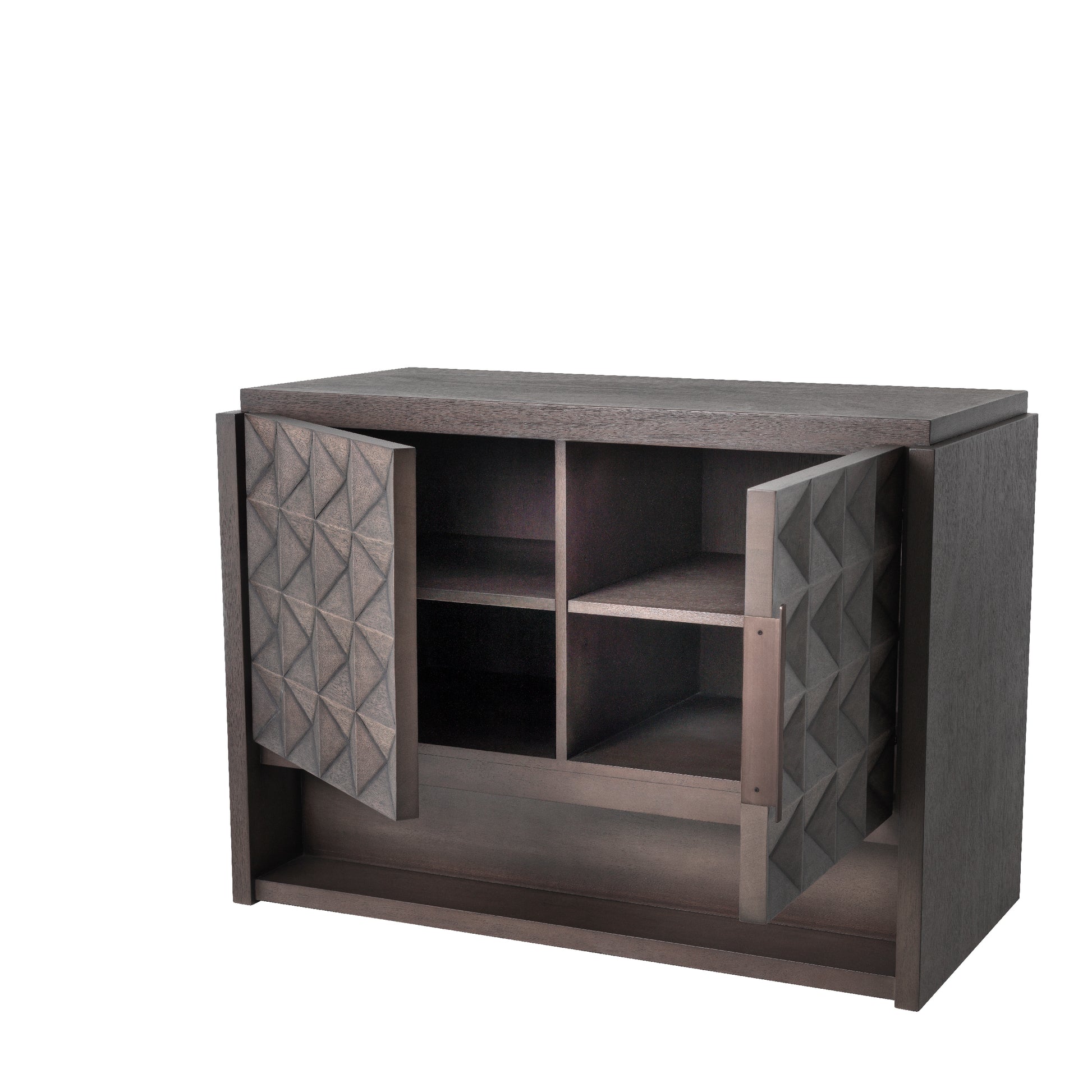 Geometric Meranti Wood Dresser S Jane | Eichholtz Miami