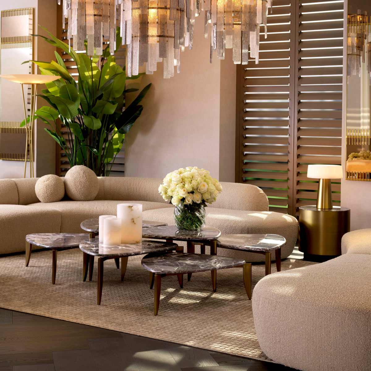 Gray Hand Woven Carpet 10' x 13' Crown | Eichholtz Miami