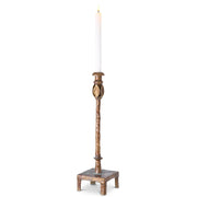 Antique Brass Candle Holder Santoro | Eichholtz Miami