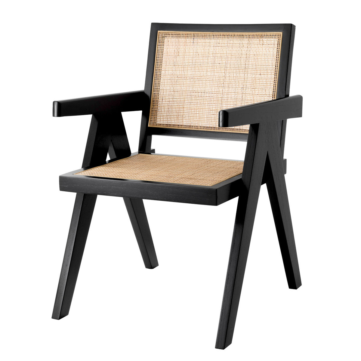 Rattan Cane Dining Armchair Aristide | Eichholtz Miami