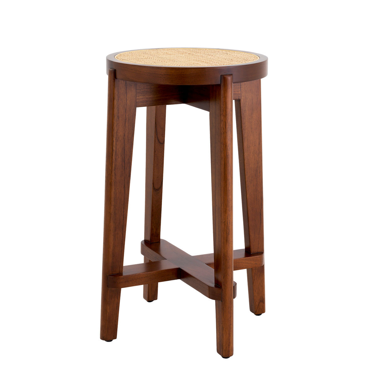 Rattan Counter Stool Dareau | Eichholtz Miami