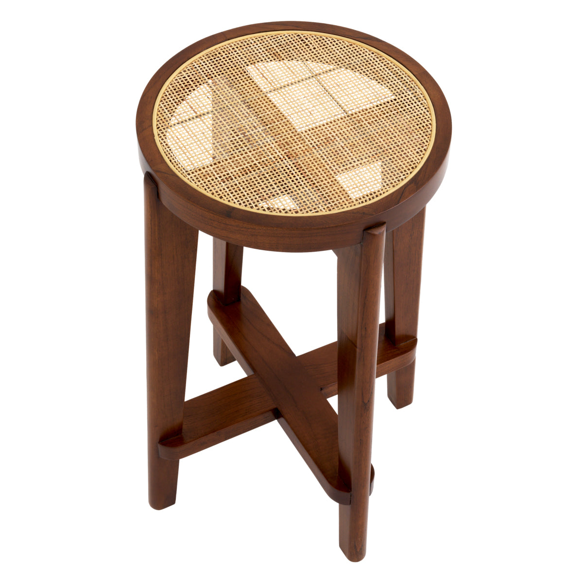 Rattan Counter Stool Dareau | Eichholtz Miami