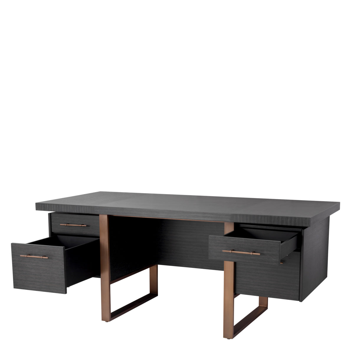 Charcoal Oak Desk Canova | Eichholtz Miami