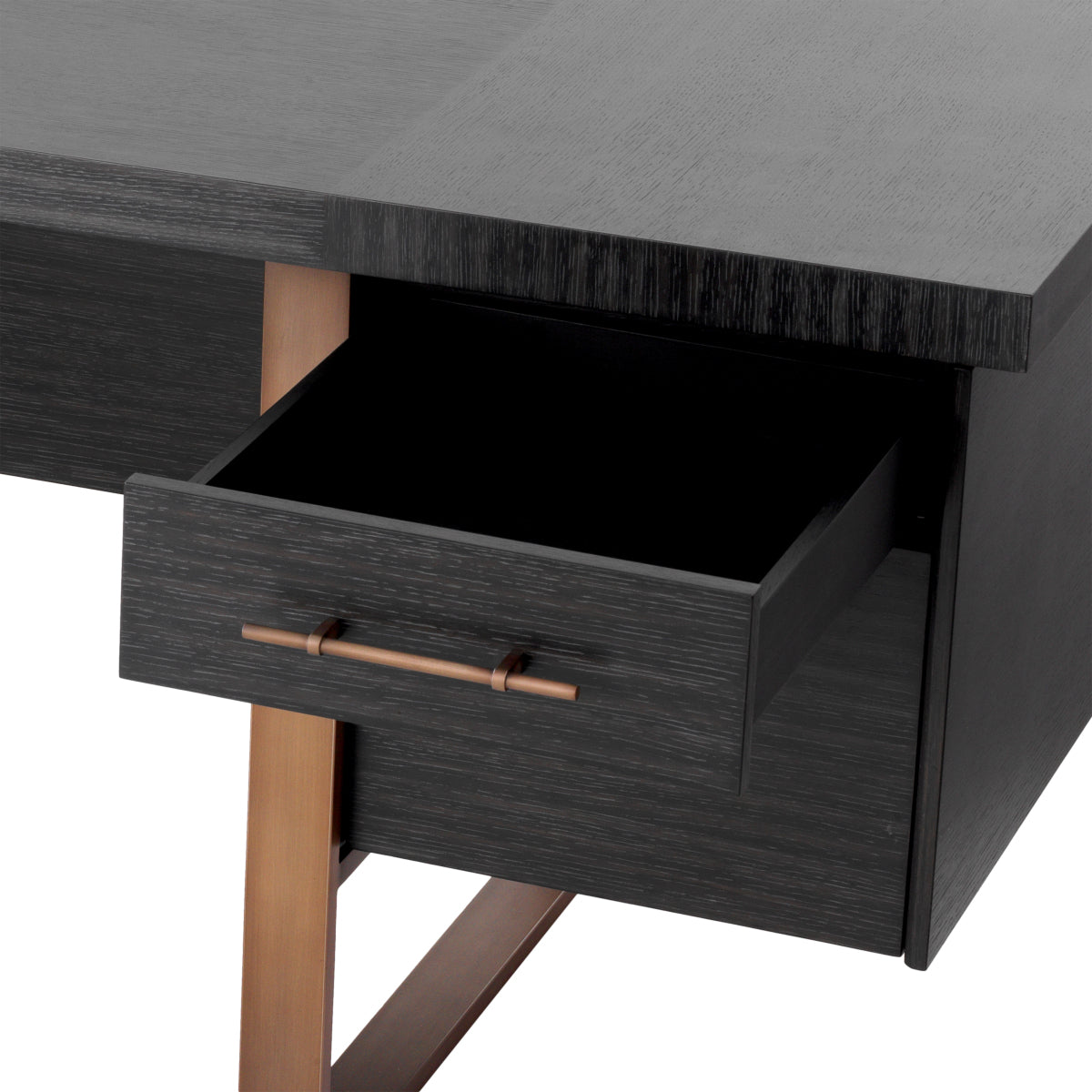 Charcoal Oak Desk Canova | Eichholtz Miami