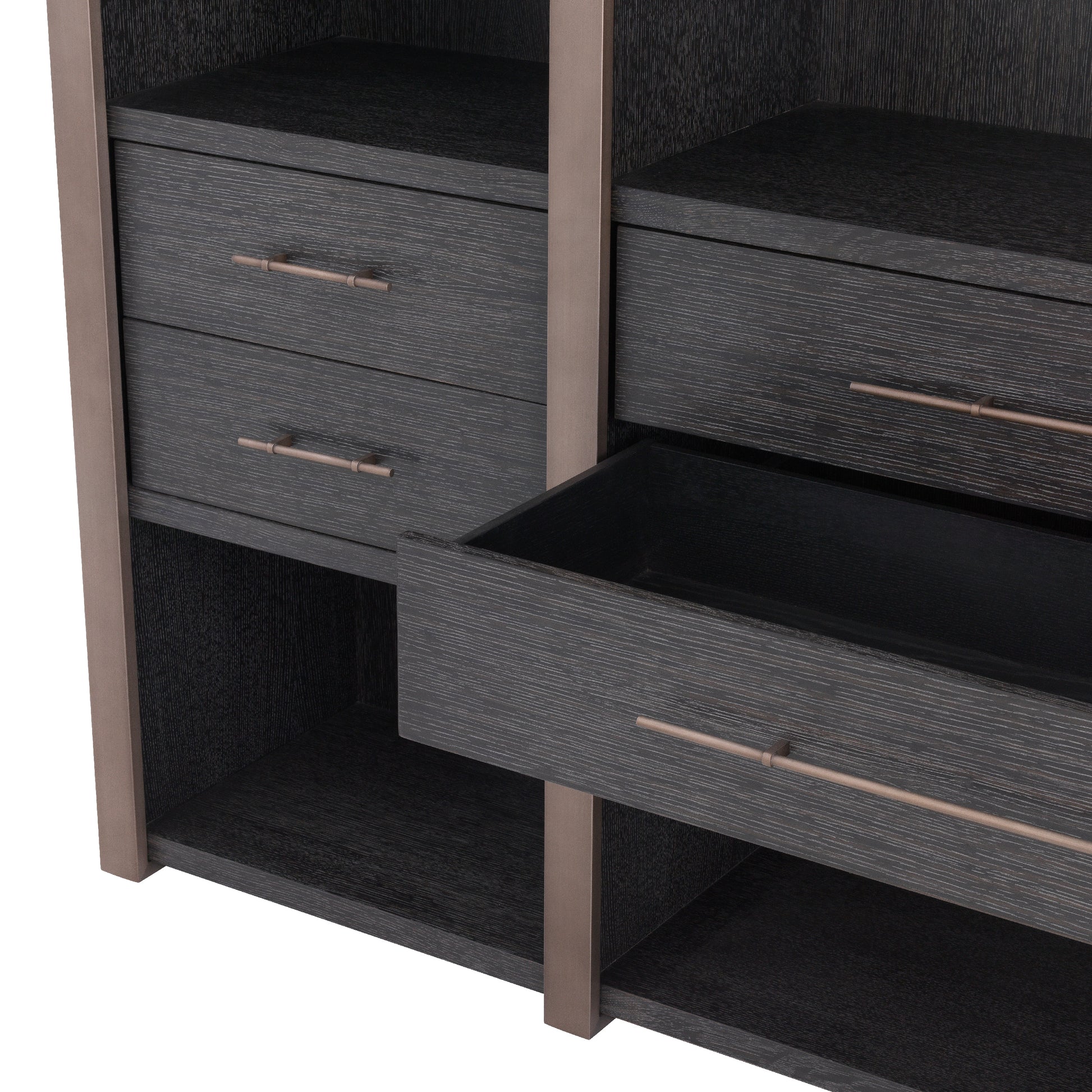Gray Oak Shelving Cabinet Canova | Eichholtz Miami