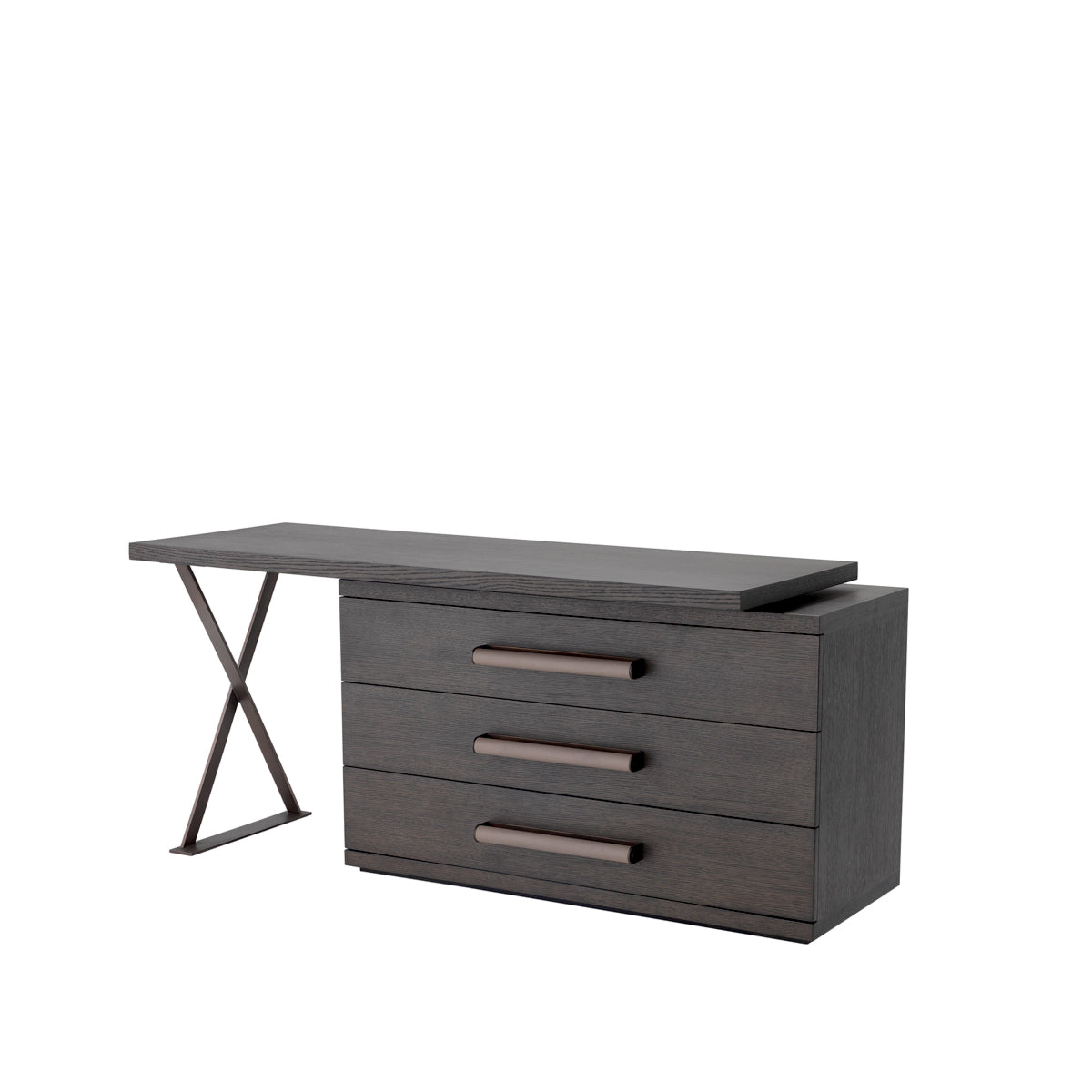 3 Drawer Oak Desk Sanderson | Eichholtz Miami