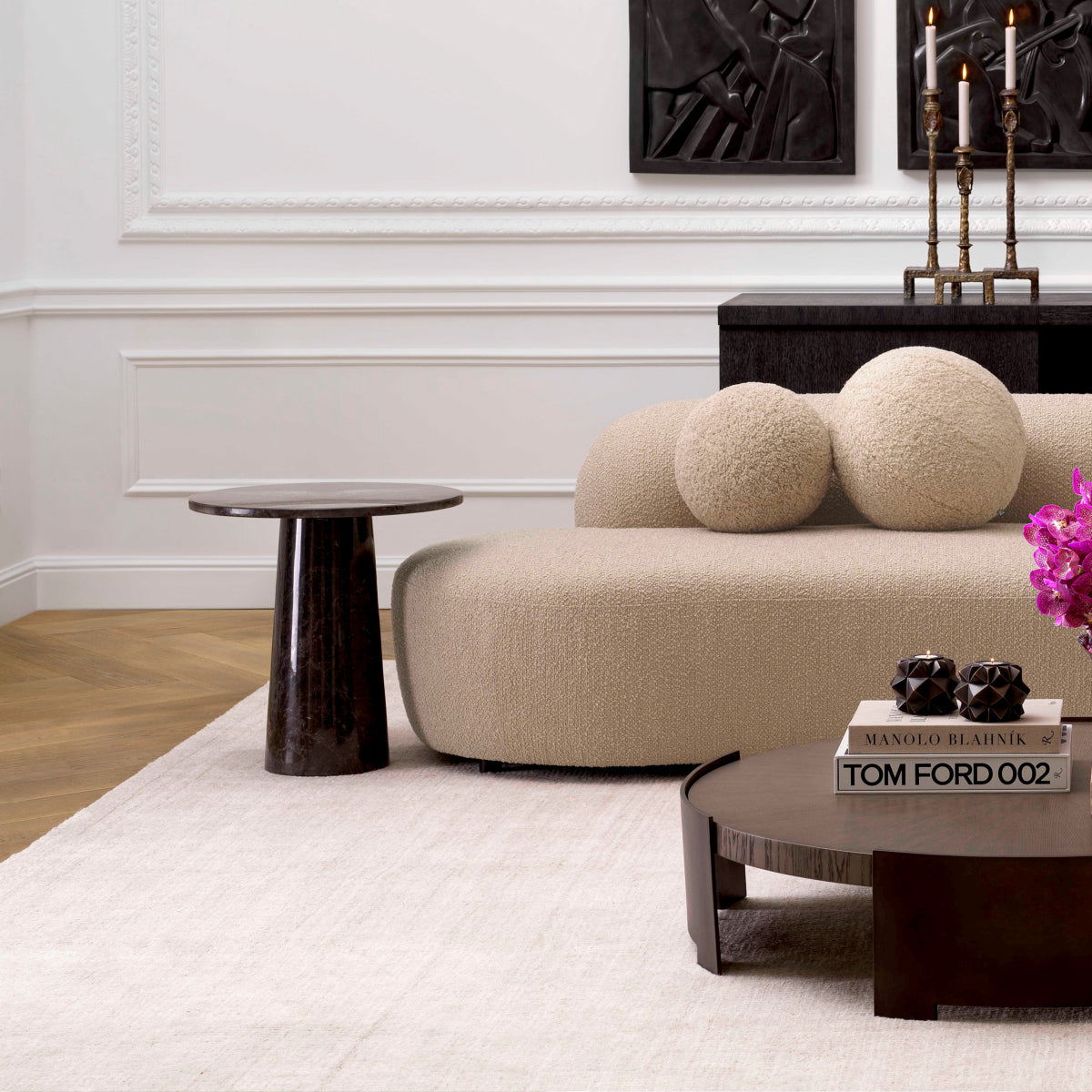 Pedestal Side Table Terry | Eichholtz Miami