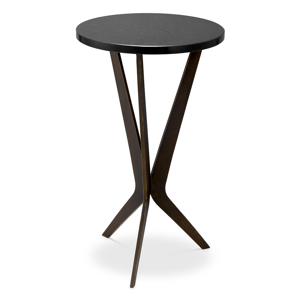 Bronze Round Side Table Malone | Eichholtz Miami