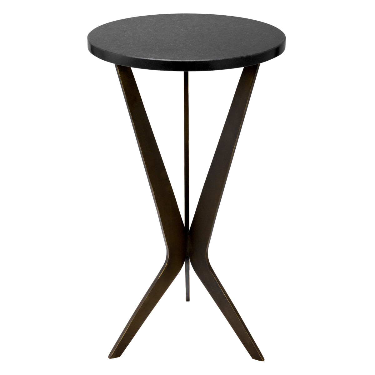 Bronze Round Side Table Malone | Eichholtz Miami