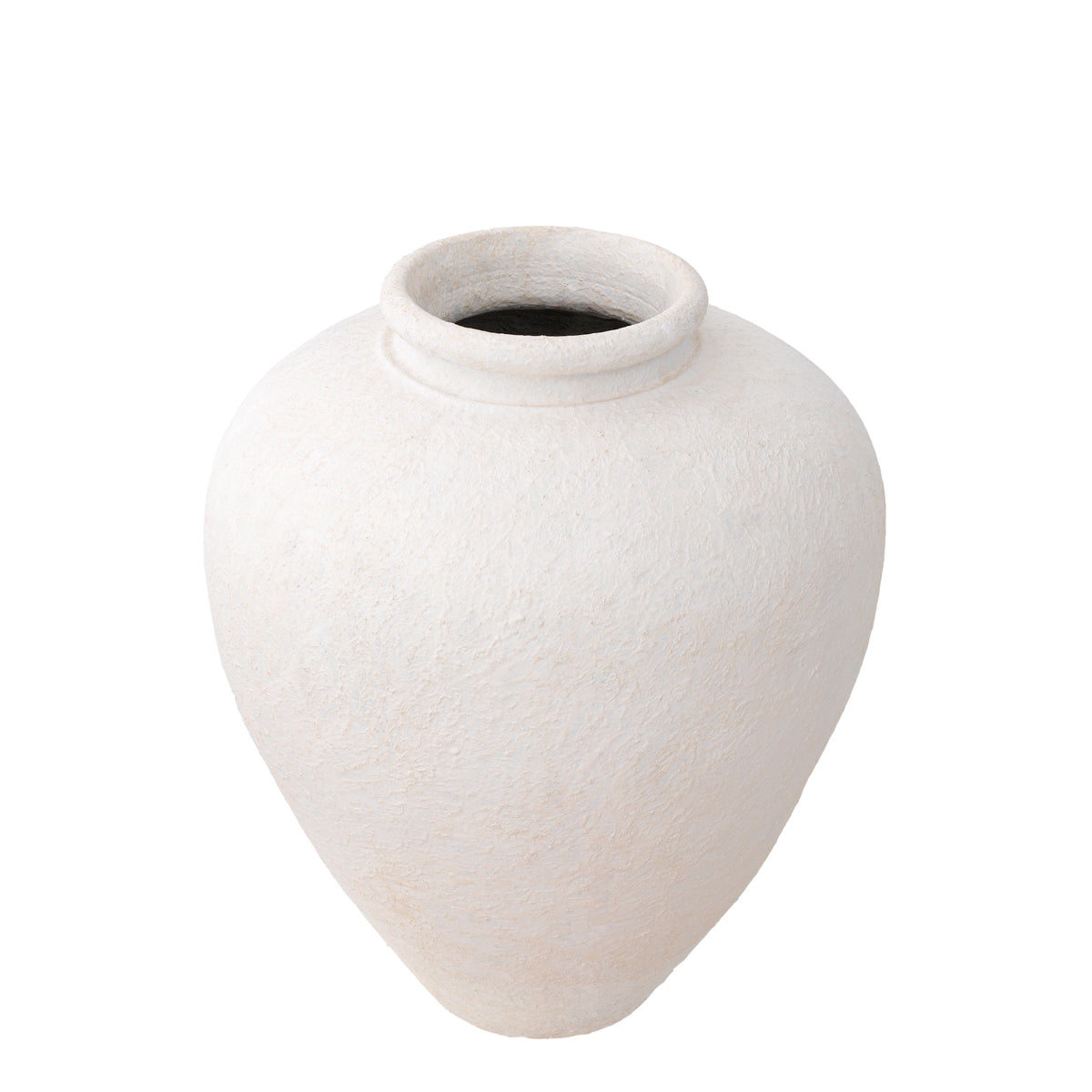 Matte White Clay Vase L Reine | Eichholtz Miami