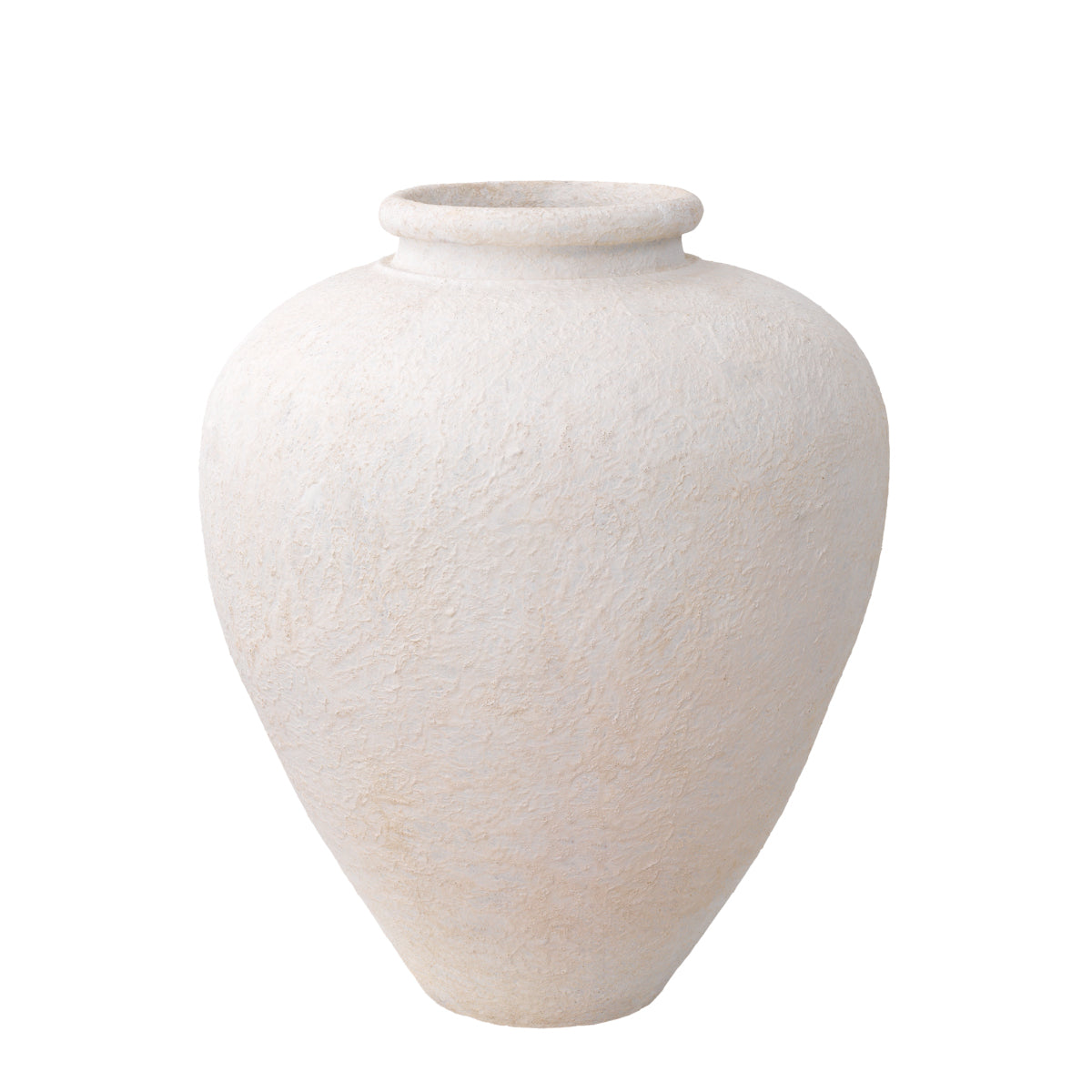 Matte White Clay Vase L Reine | Eichholtz Miami