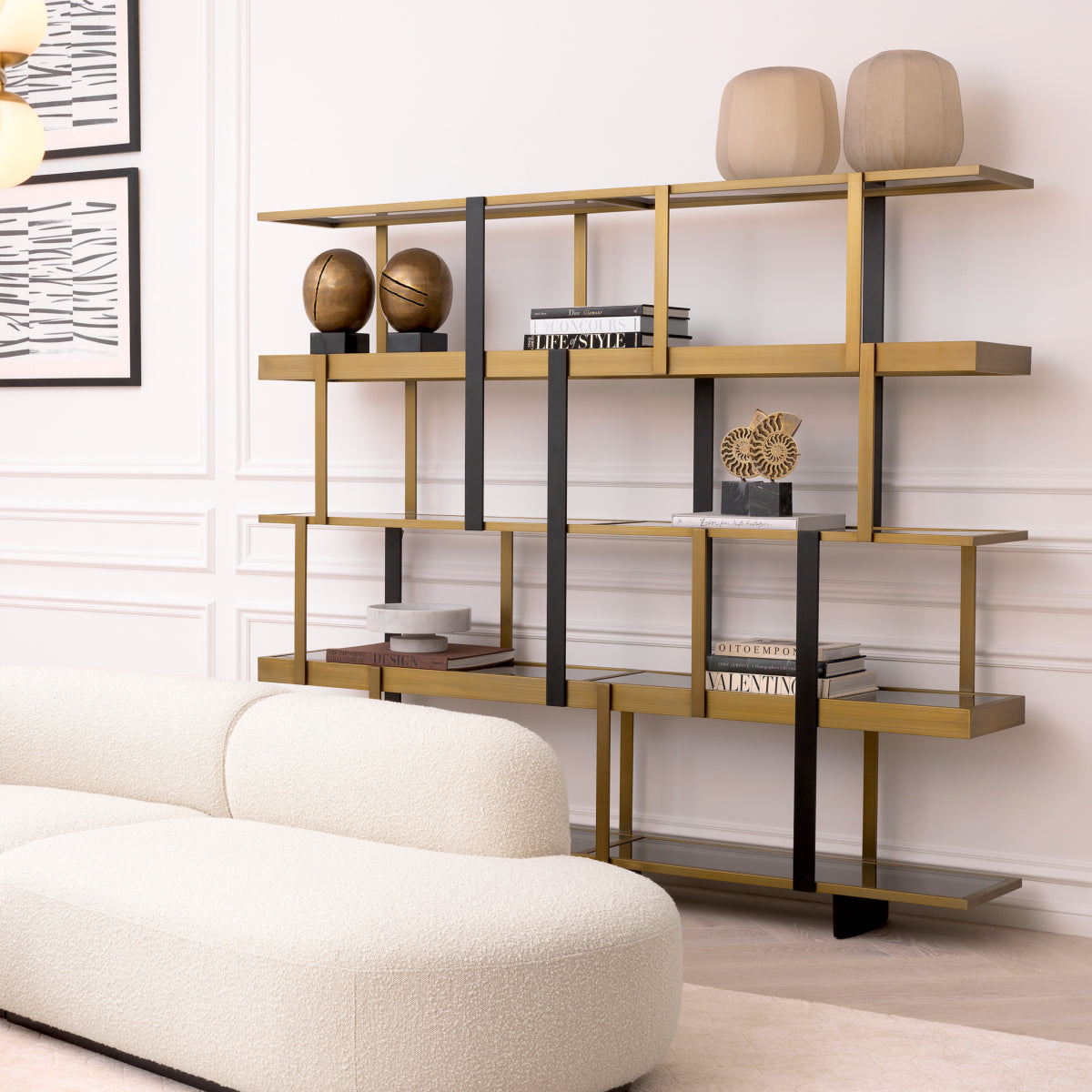 Wall Shelving Cabinet Mercure | Eichholtz Miami