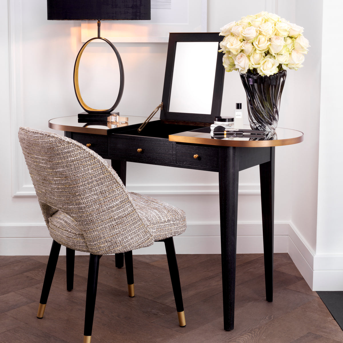 Oak Flip-Up Dressing Table Toulouse | Eichholtz Miami
