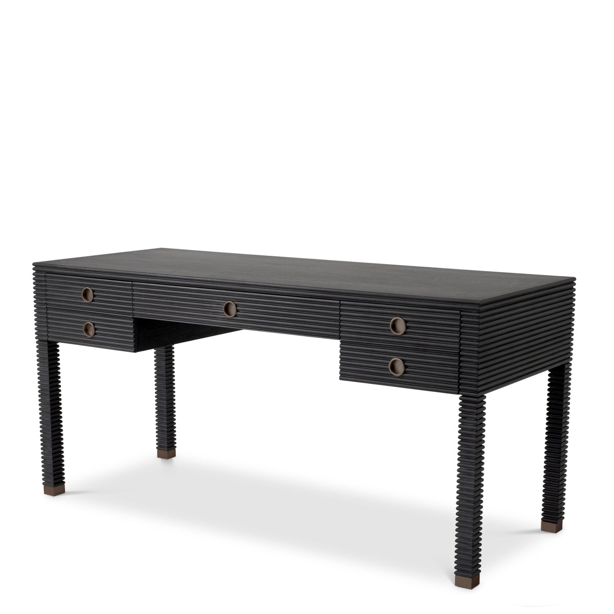 Charcoal Oak Desk Dimitrios | Eichholtz Miami