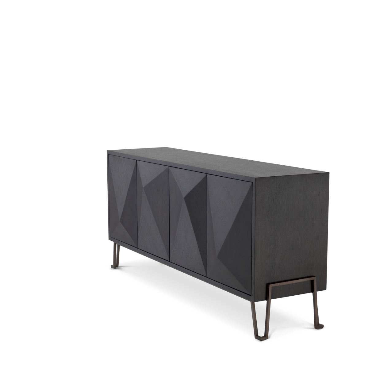 Brown Oak Media Cabinet Highland | Eichholtz Miami
