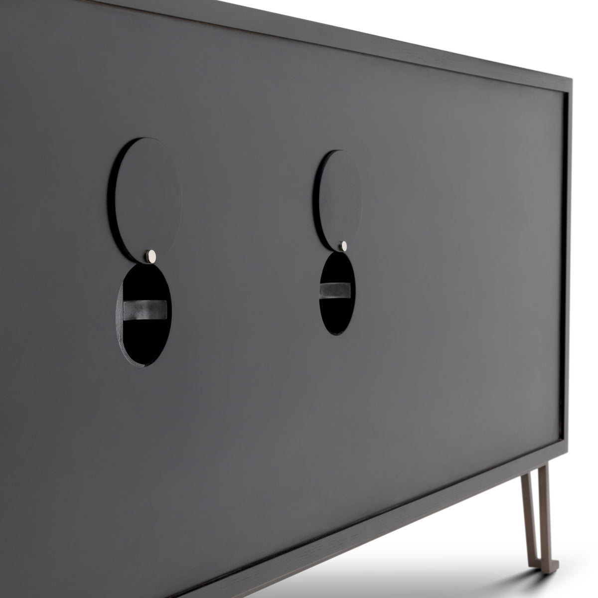 Brown Oak Media Cabinet Highland | Eichholtz Miami