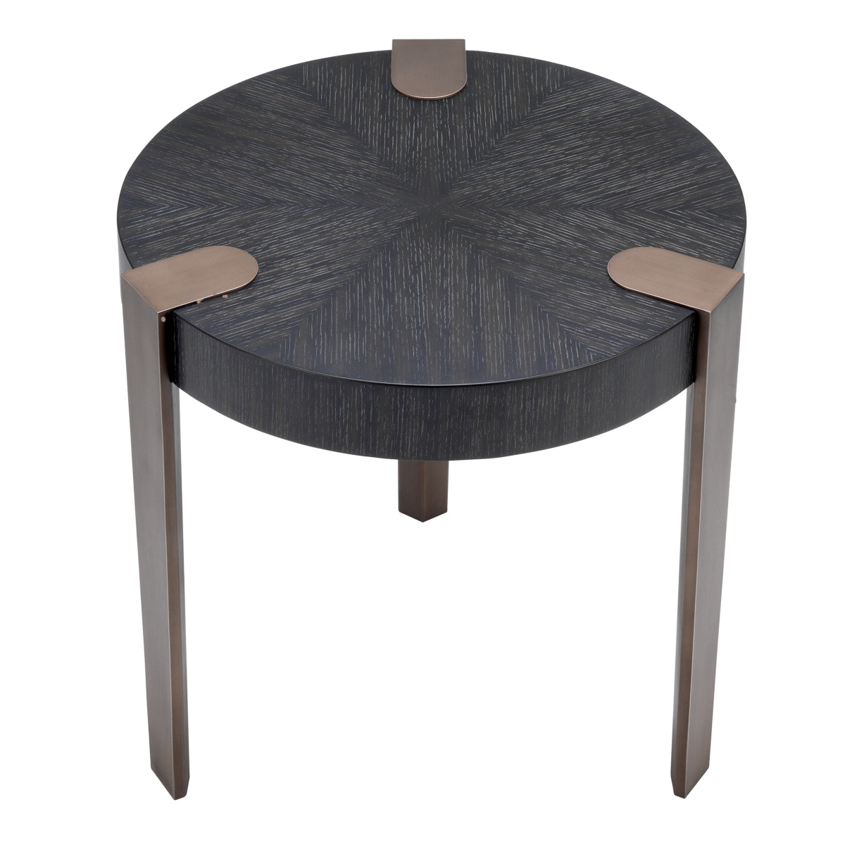 Gray Oak Side Table Oxnard | Eichholtz Miami