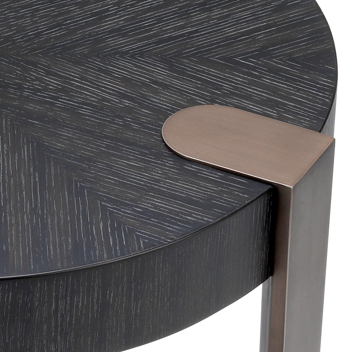 Gray Oak Side Table Oxnard | Eichholtz Miami