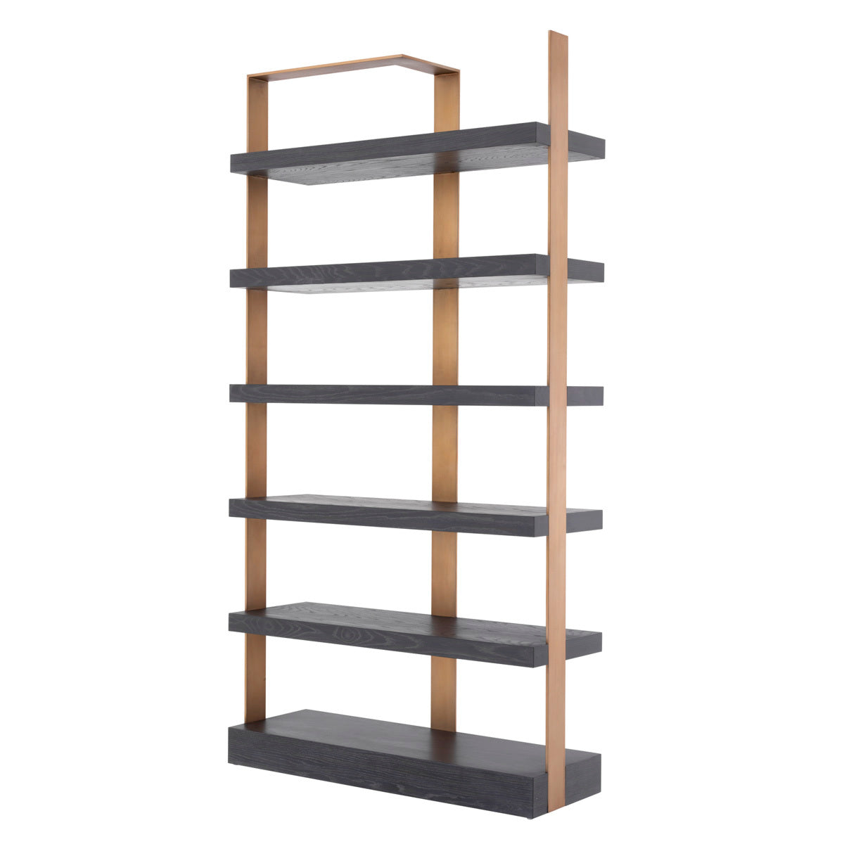 Metal Framed 6-Shelf Bookcase Geo | Eichholtz Miami