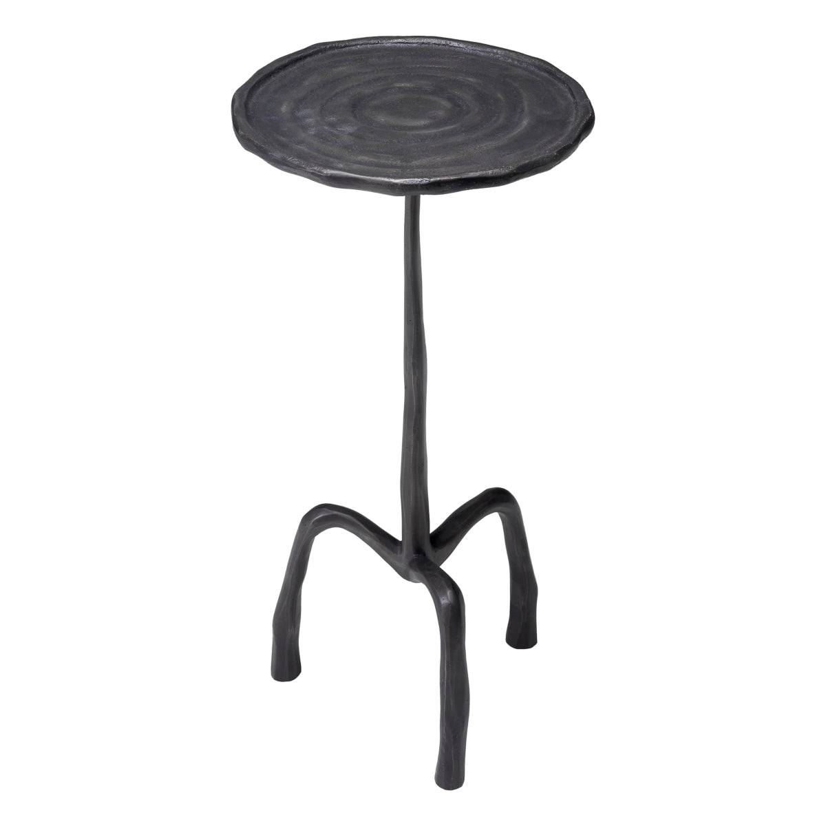 Round Bronze Side Table Kubu | Eichholtz Miami