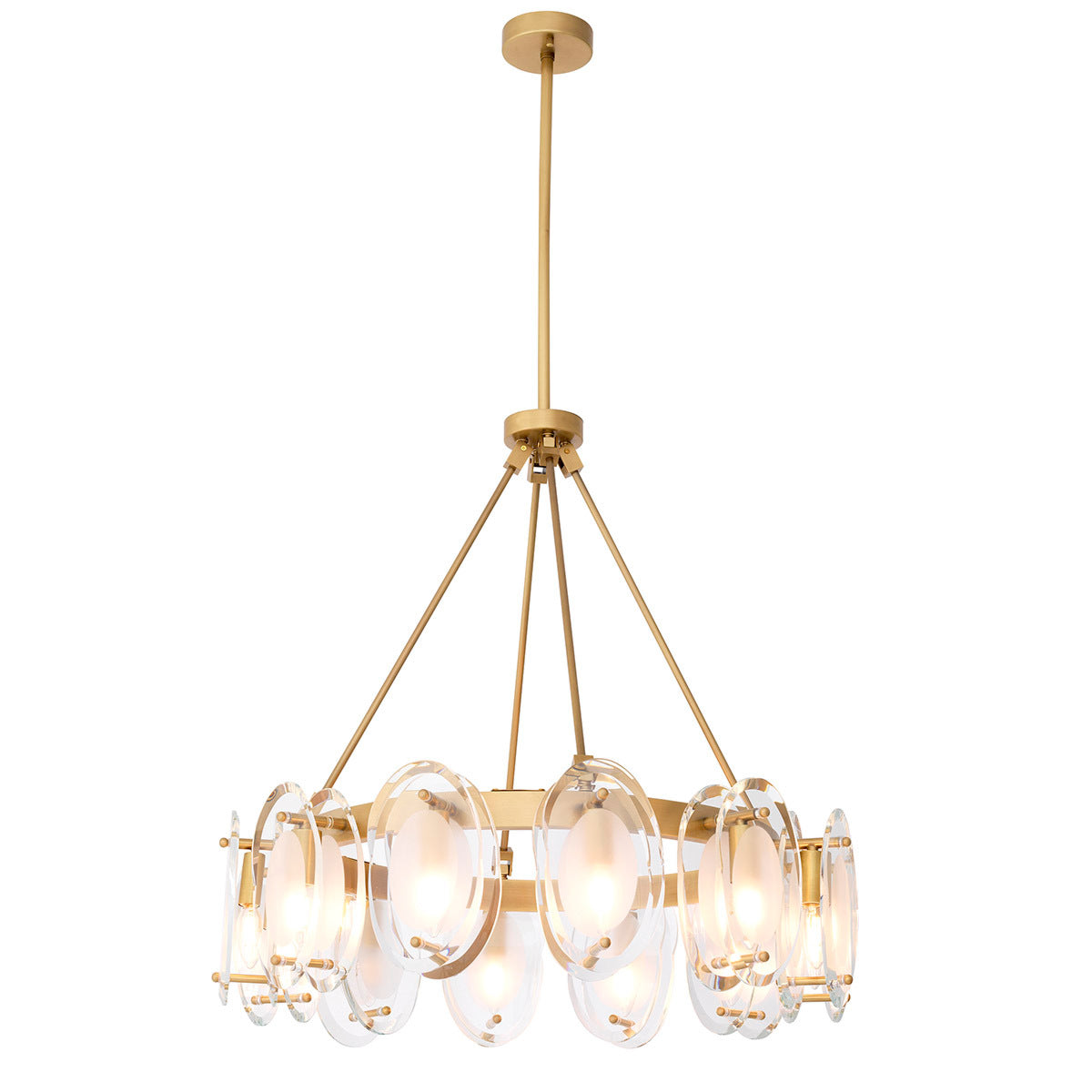Bevelled Glass Chandelier Sublime | Eichholtz Miami