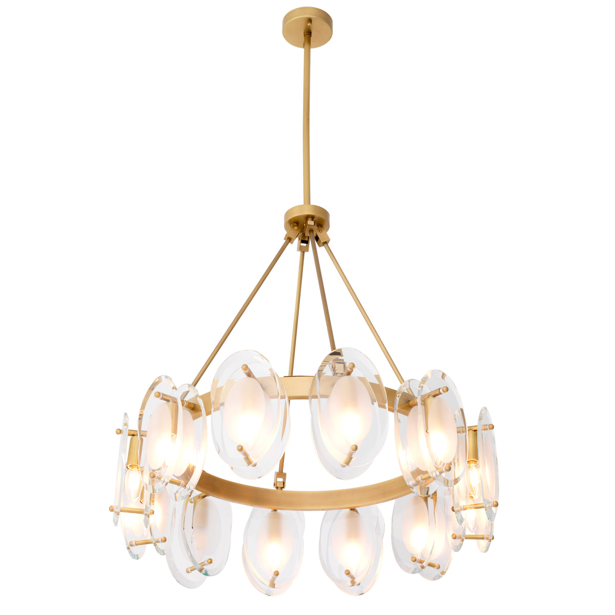 Bevelled Glass Chandelier Sublime | Eichholtz Miami