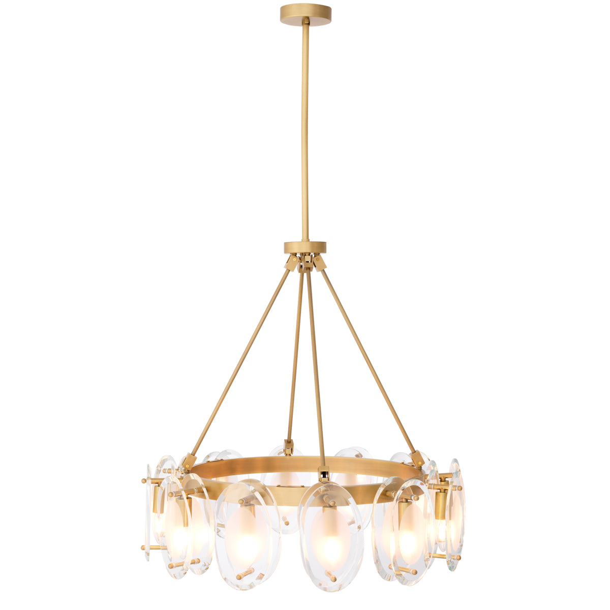 Bevelled Glass Chandelier Sublime | Eichholtz Miami