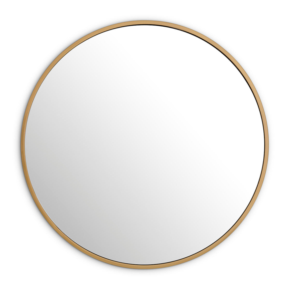 Brass Frame Round Mirror Heath | Eichholtz Miami