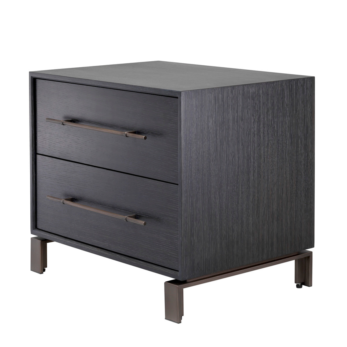 2 Drawer Oak Nightstand Canova | Eichholtz Miami
