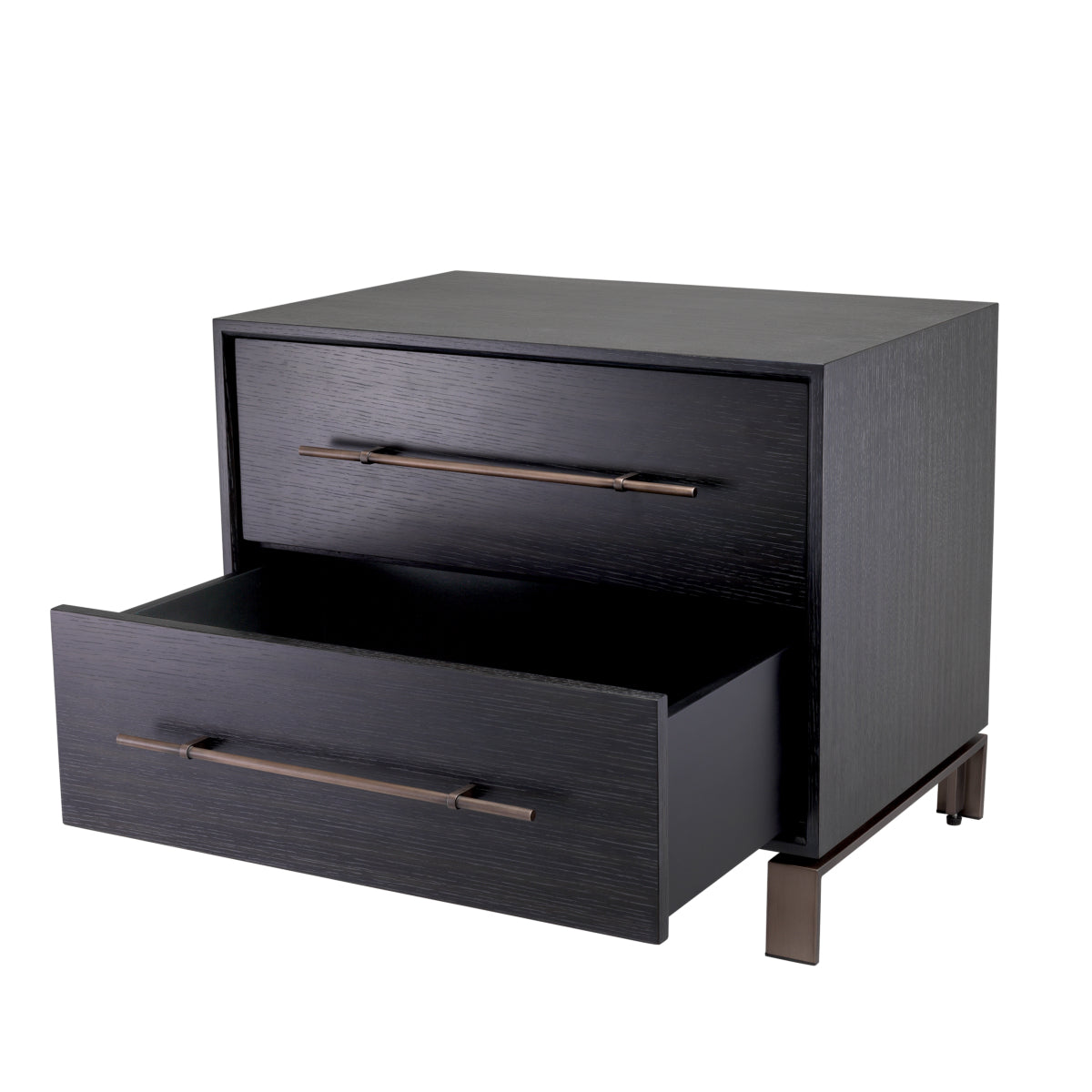 2 Drawer Oak Nightstand Canova | Eichholtz Miami