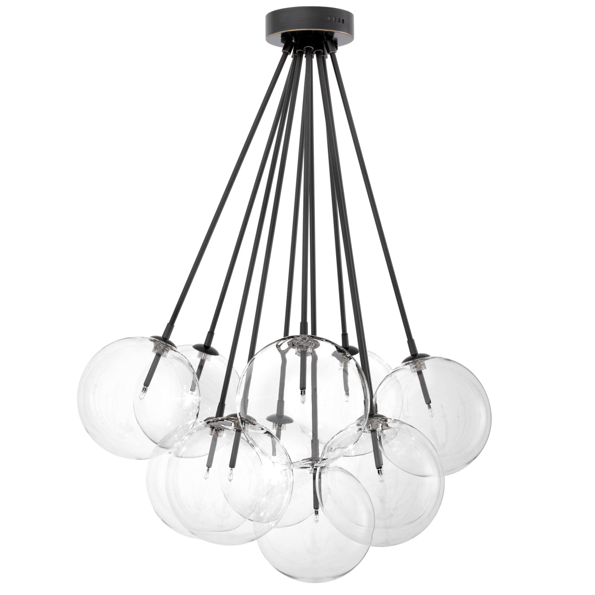 11-Light Globe Ceiling Lamp Molecule | Eichholtz Miami