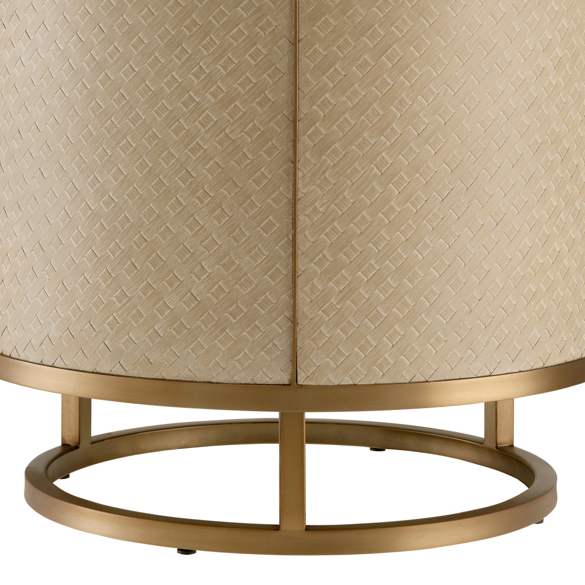 Woven Oak Side Table Napa Valley | Eichholtz Miami