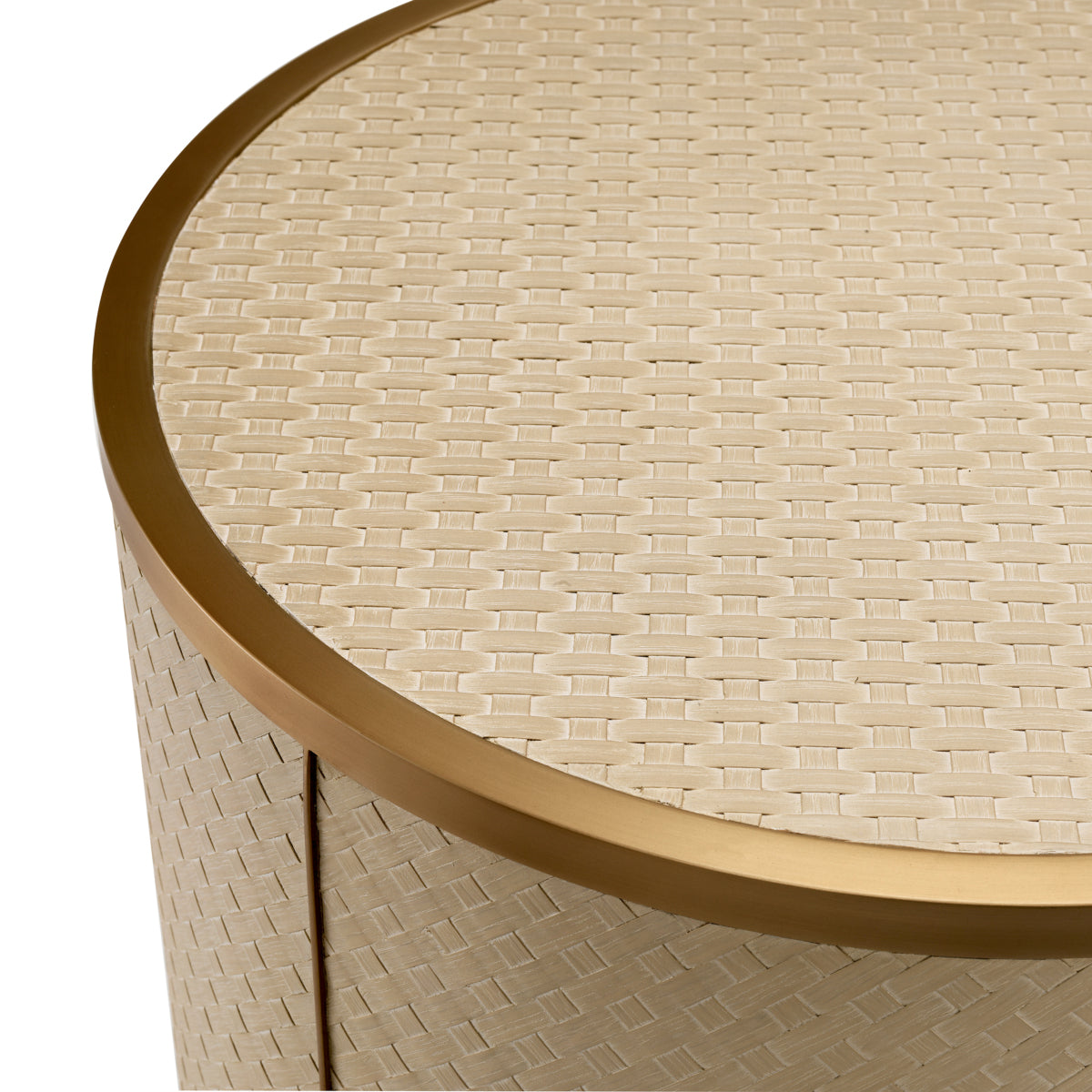Woven Oak Side Table Napa Valley | Eichholtz Miami