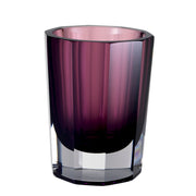 Purple Octagonal Glass Vase Chavez | Eichholtz Miami