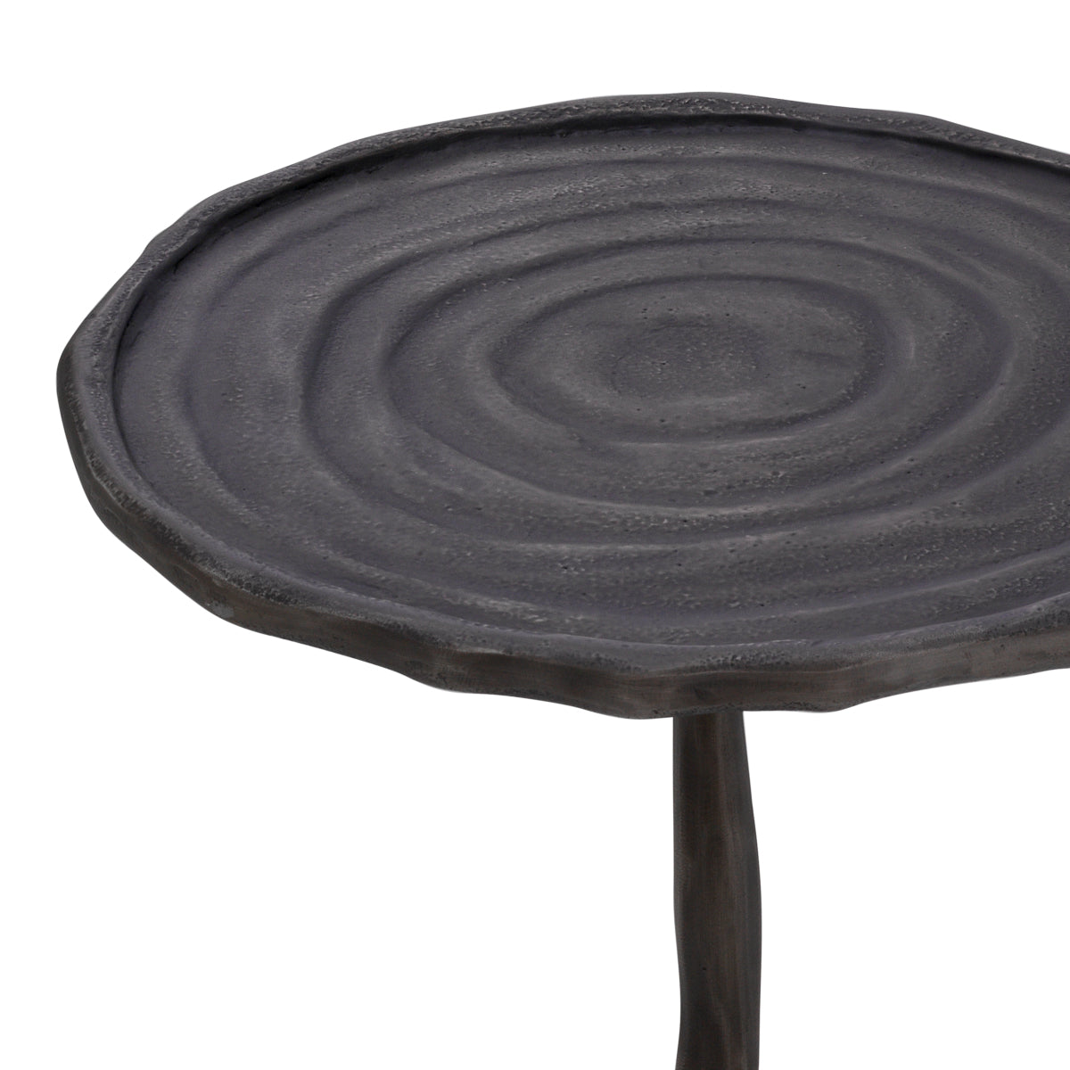 Round Bronze Side Table Kubu | Eichholtz Miami