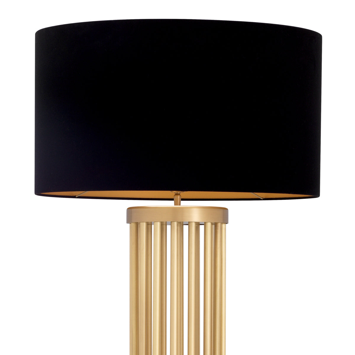 Antique Brass Floor Lamp Condo | Eichholtz Miami
