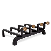 Black Metal Andiron Brinon | Eichholtz Miami