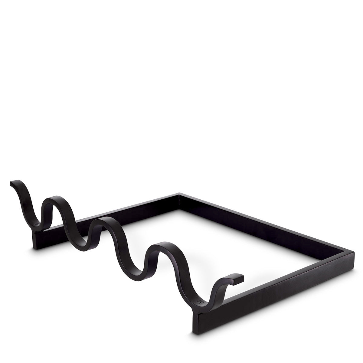 Black Minimalist Andiron Barlieu | Eichholtz Miami