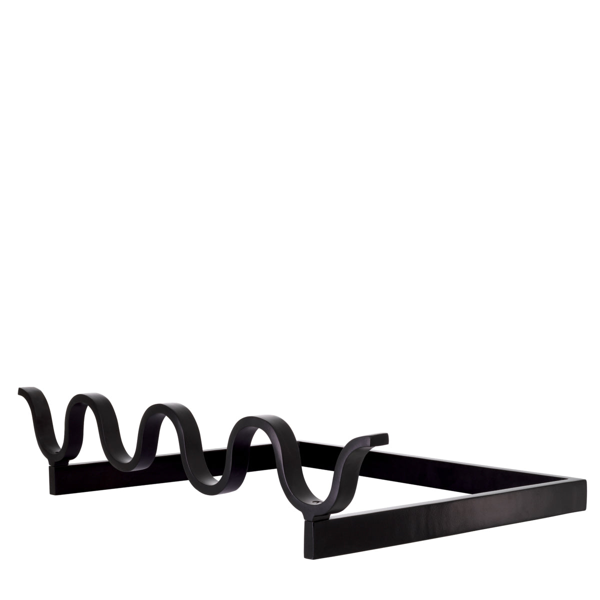Black Minimalist Andiron Barlieu | Eichholtz Miami